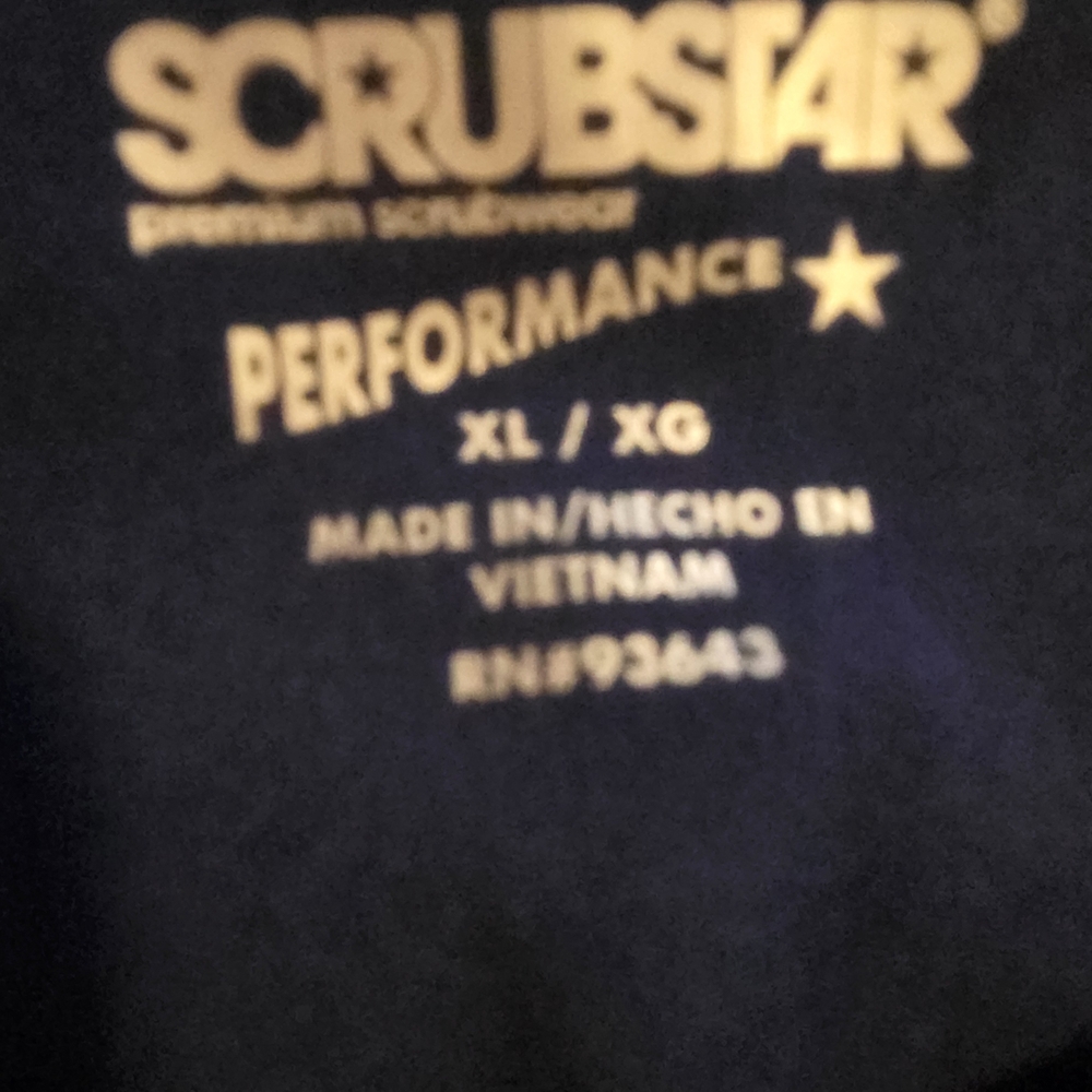Scrubstar Navy Performance Top - image 3